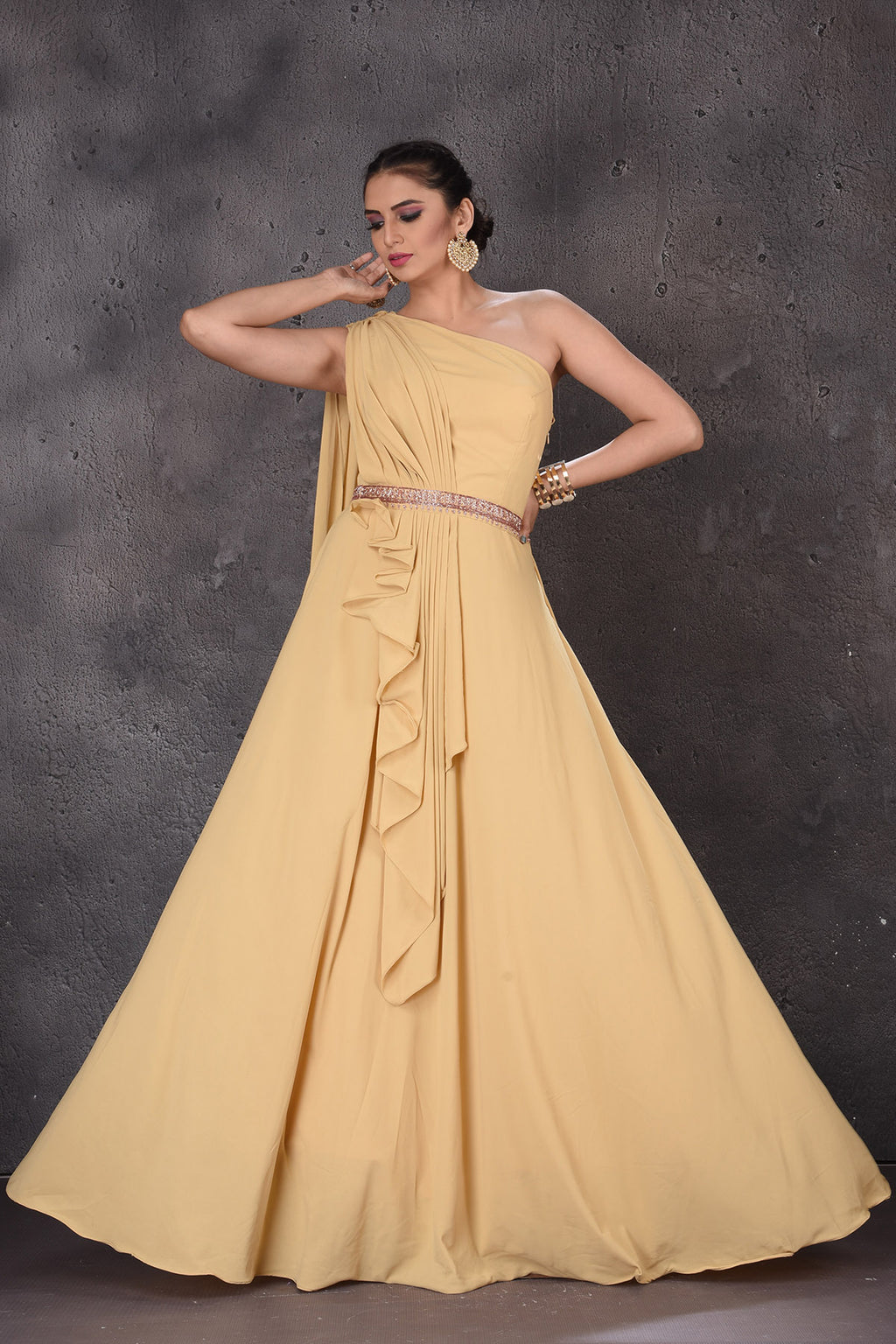 Beautiful Gown with modern silhouettes and superb embellishments. | Indian gowns  dresses, Gown party wear, Designer dresses indian